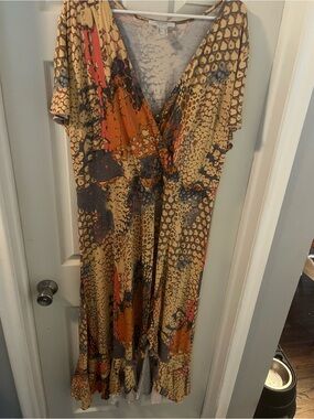 Lascana for Venus 1x Asymmetrical V-Neck Maxi Dress